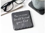 square coaster for dad gift You're Never Too Old To Need Your Dad